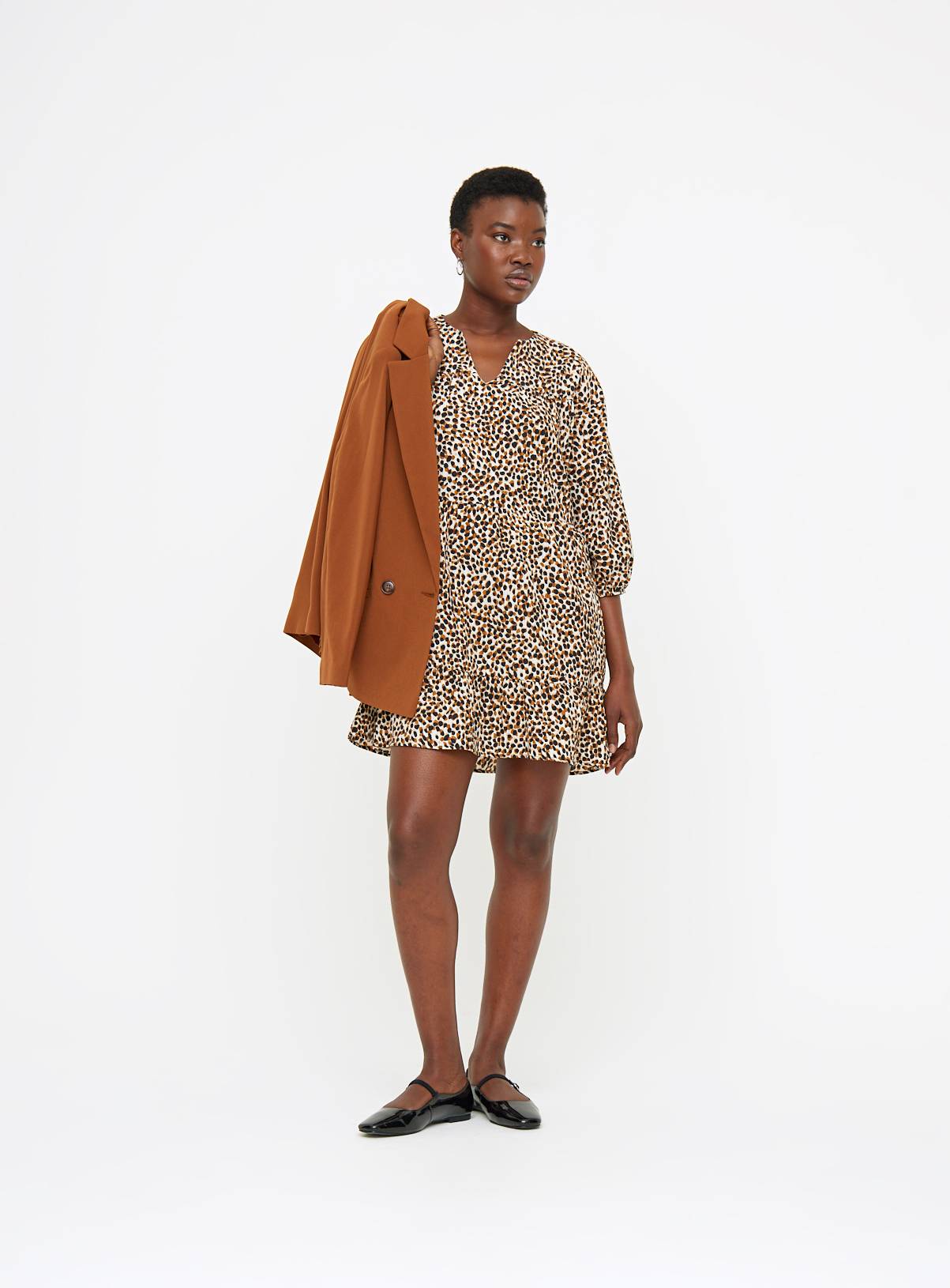 Animal Spot Print Tiered Dress 12 - Image 2